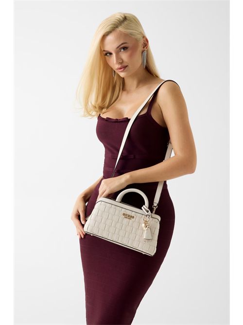Borsa intrecciata Sandria GUESS | HWWG8418050/OFF